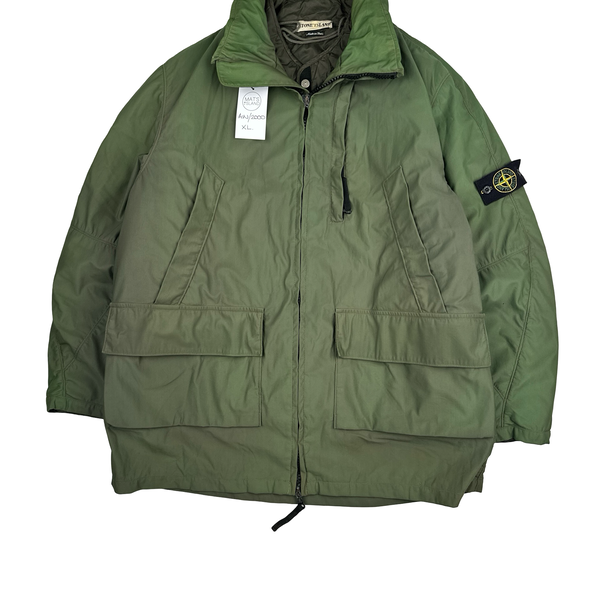 Stone Island Nylam Green Vintage AW2000 Rare Jacket - XL