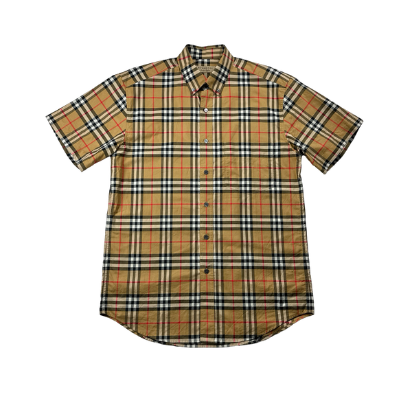 Burberry Nova Check Button Up Shirt - Medium