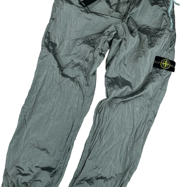 Stone Island 2023 Grey Nylon Metal Econyl Trousers - XL