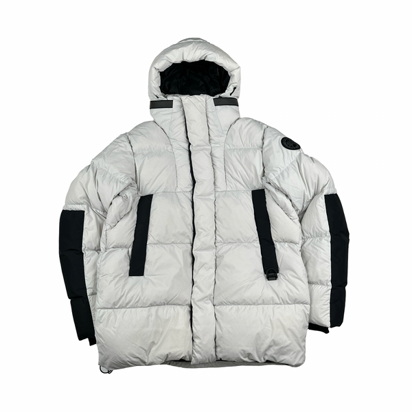 Canada Goose Frost Grey Down Osborne Black Label Jacket - XL