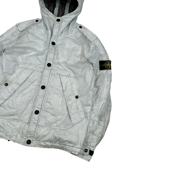 Stone Island 2011 White Tyveck Mesh Lined Jacket - Medium
