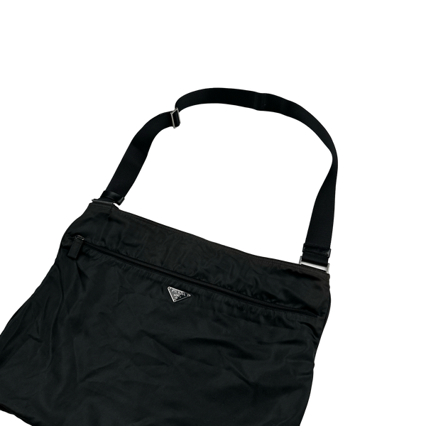 Prada Large Nylon Emblem Side Bag