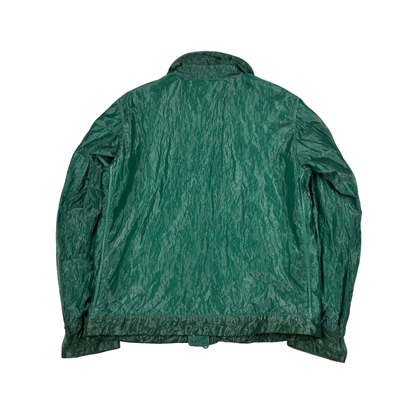 CP Company Turquoise Garment Dyed Nylon Kan D Shell Jacket - Small