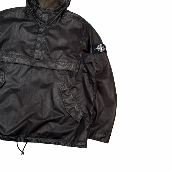 Stone Island Supreme Brown Poly Cover Composite Pullover Jacket - XL