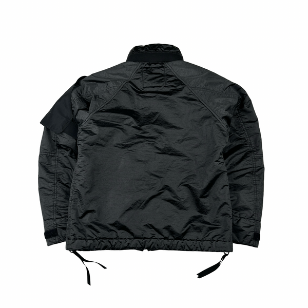 Nemen Nylon Shimmer Dark Grey Shell Multi Pocket Jacket