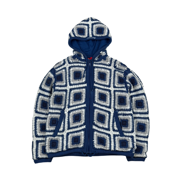 Supreme Thick Hand Woven Crochet Knit Knitted Jumper - Large