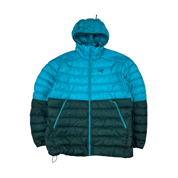 Arcteryx Colour-block Cerium Hoody Down Filled Zipped Jacket - Medium
