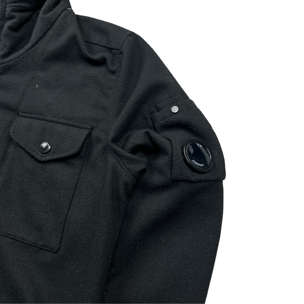 CP Company Wool Hooded Lens Viewer Jacket - Large