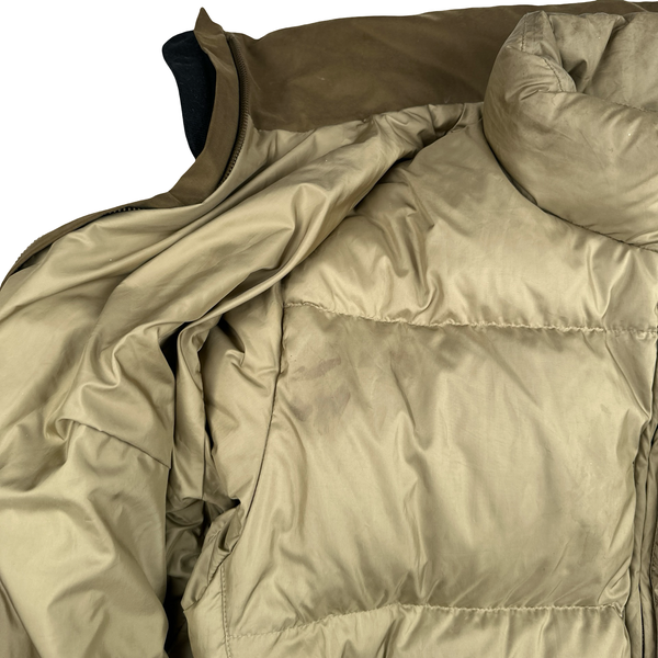 Ralph Lauren Tan 2 in 1 Zip up Puffer Jacket - Large