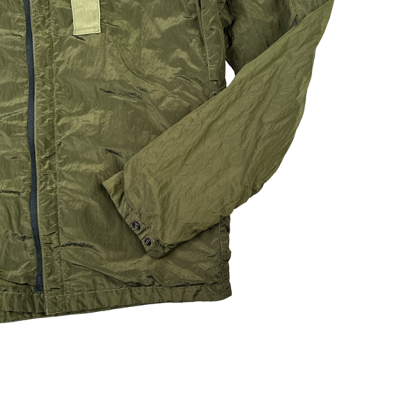 Stone Island 2017 Green Nylon Metal Shimmer Overshirt - Medium