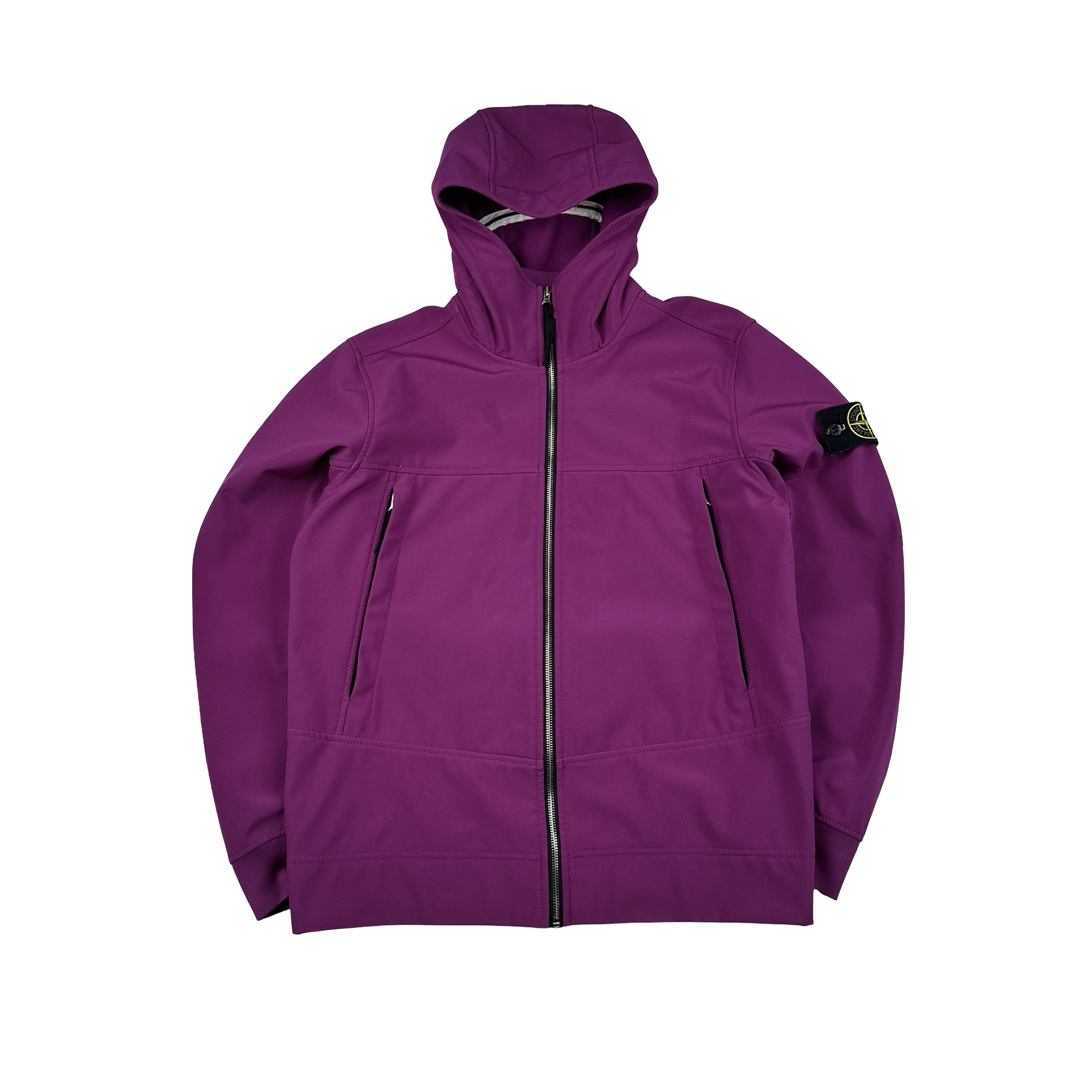 Stone Island Purple Soft Shell E Dye Hooded Jacket Large – Mat's