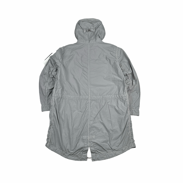 Stone Island 2025 Nylon Smerigliato Grey Ghost Piece Jacket - XL