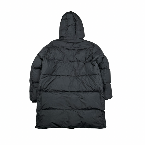 Stone Island 2023 Black Garment Dyed Crinkle Reps Down Puffer - XL