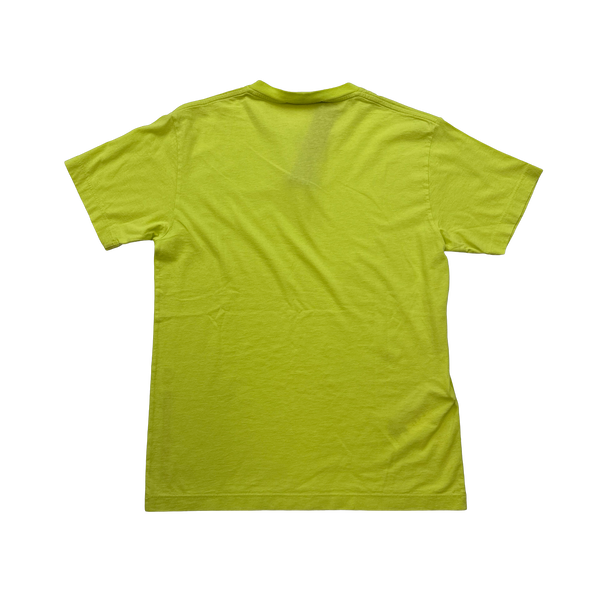 Stone Island 2022 Yellow Cotton T Shirt - Small