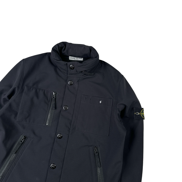 Stone Island 2011 Black Soft Shell R Jacket - Medium