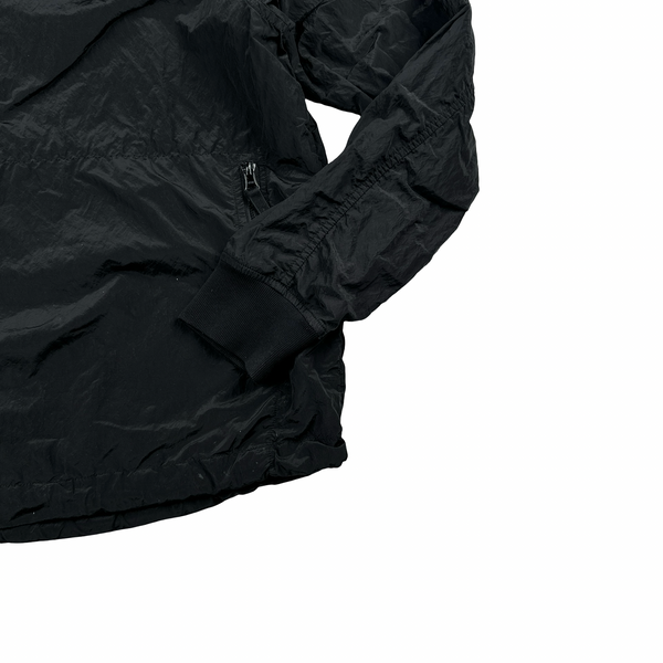 Stone Island 2018 Black Nylon Metal Smock - Small