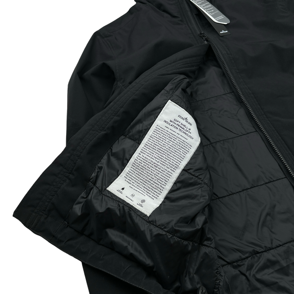 Stone Island 2021 Black Primaloft Soft Shell Jacket - Medium