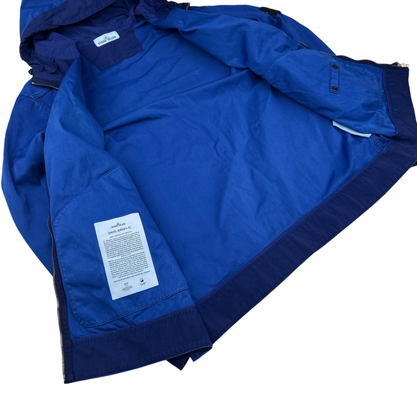 Stone Island Blue David Jersey TC Hooded Jacket - XXL