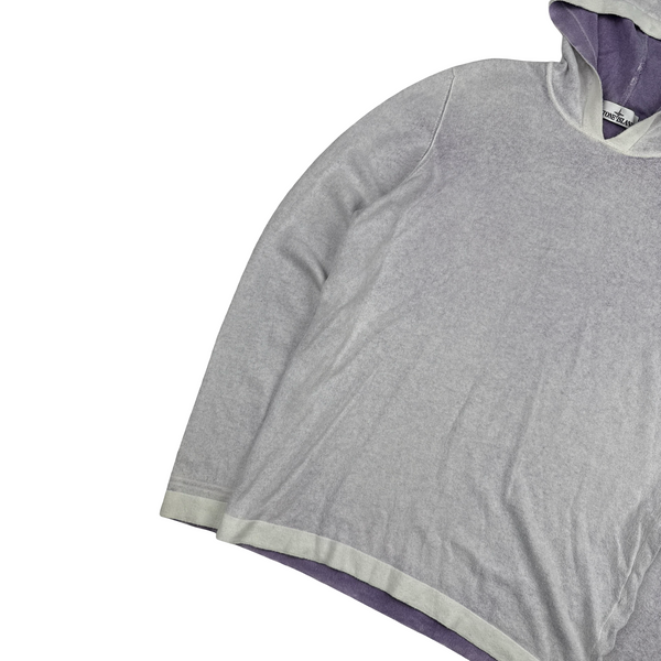 Stone Island Hand Sprayed Knitted Hoodie - Large