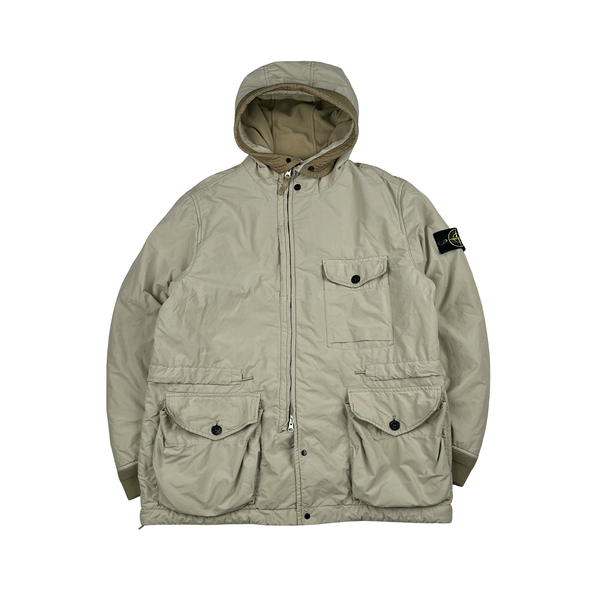 Stone Island 2022 Beige Micro Pile David TC Jacket - XL