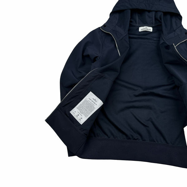 Stone Island 2018 Navy Light Soft Shell R Jacket - Small