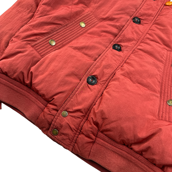 CP Company 2010 Red Chrome Down Filled Puffer Jacket - XL