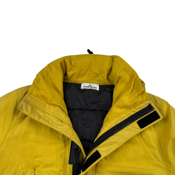 Stone Island 2018 Yellow Micro Reps Primaloft Lined Jacket - Large