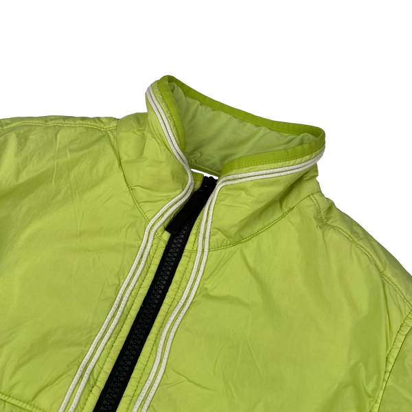 Stone Island 2019 Yellow Crinkle Reps Padded Jacket - Small