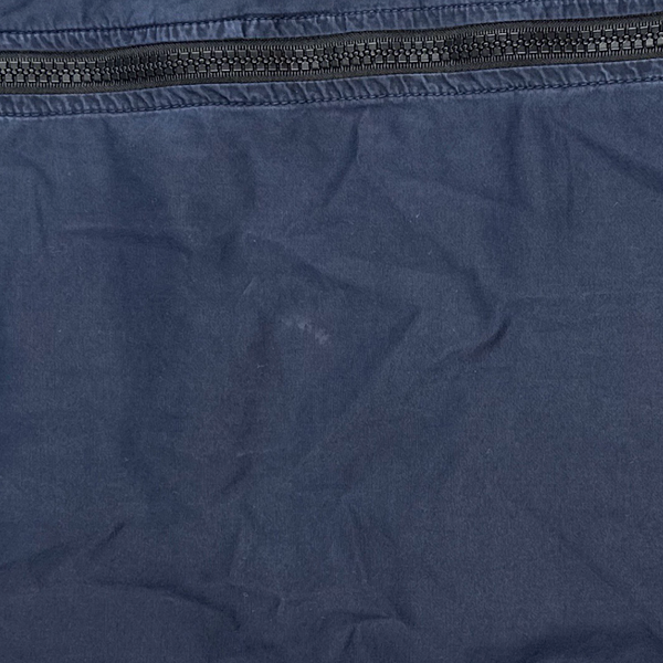 Stone Island 2020 Navy Cotton Zipped Overshirt - Small