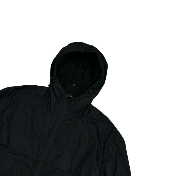 Stone Island 2024 Black Crinkle Reps R-NY Jacket - XL