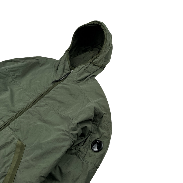 CP Company Dark Green Flatt Nylon Hooded Jacket - XXL