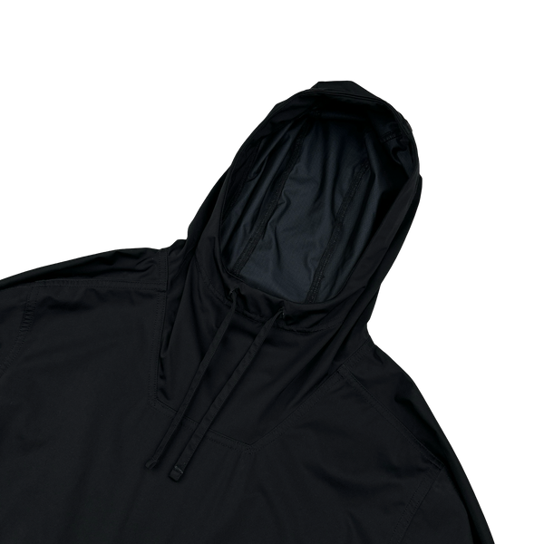 Stone Island 2020 Black Nylon Hooded Smock - Small