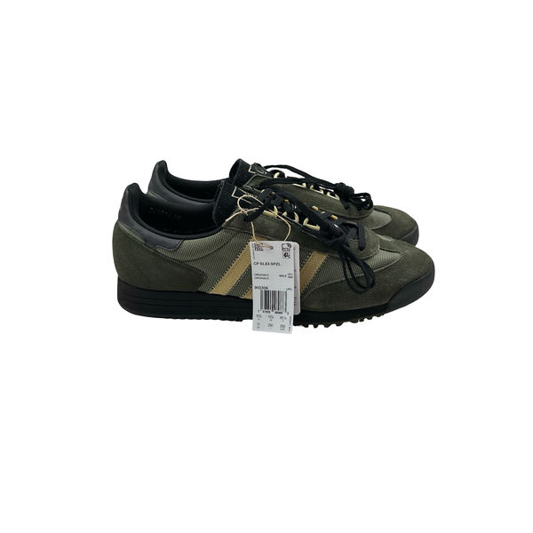 CP Company x Adidas Green/Black Samba Trainers - UK 10.5