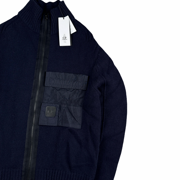 CP Company Heavyweight Zipped Knit Metropolis Jumper - XL