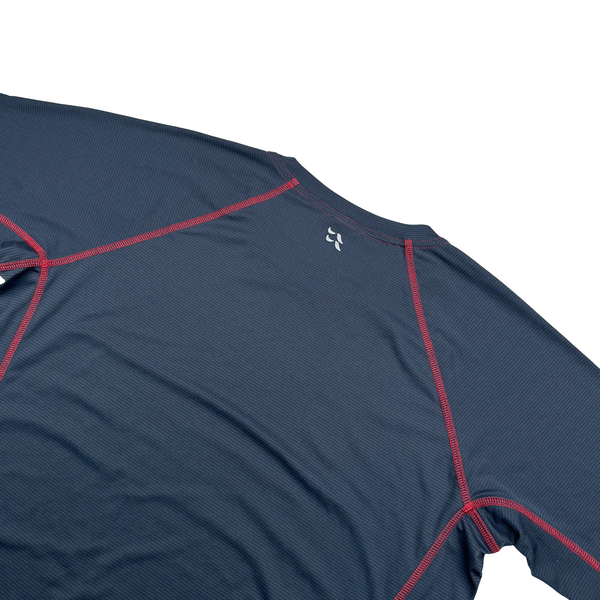 Rab Grey Panelled Nylon Sports T Shirt - Small