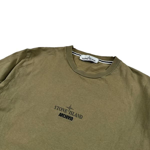 Stone Island 2021 Monobava Archivo Short Sleeve T Shirt - Small