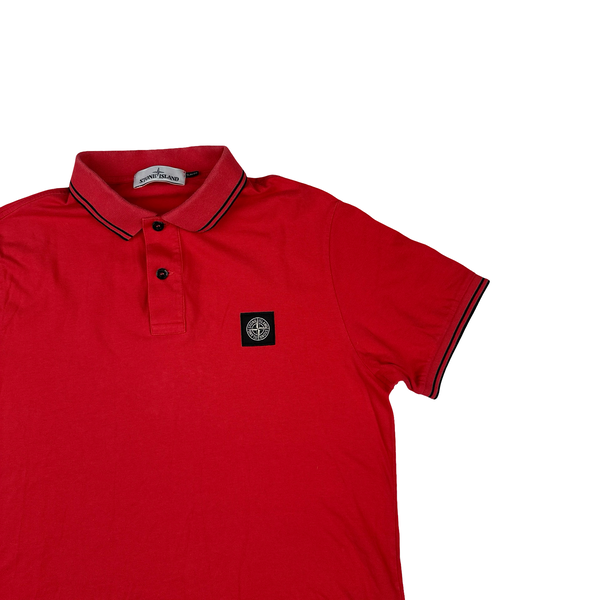 Stone Island 2018 Red Polo Shirt - XL