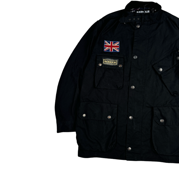 Barbour 60th Anniversary Black Cotton Multi Pocket Field Jacket - XL