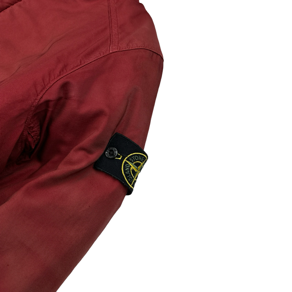 Stone Island 2013 Red Light Thermo Cotton Quilted Jacket - Large