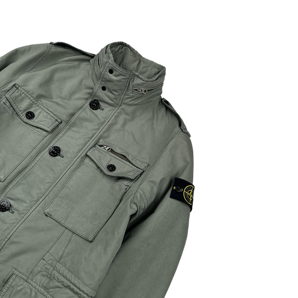 Stone Island 2014 Grey David TC Quilted Jacket - Medium