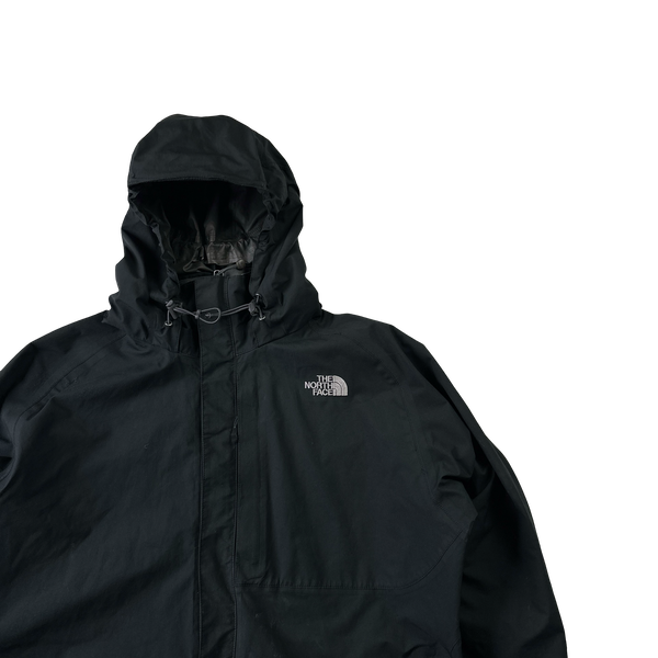 North Face Black Gore-Tex HyVent Rain Jacket - XXL