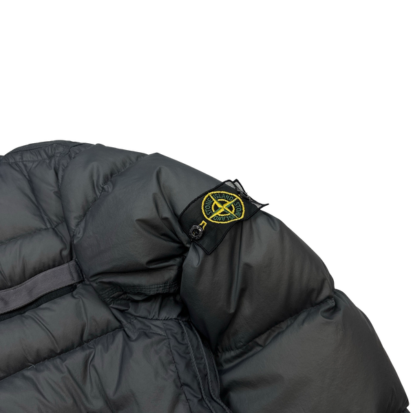 Stone Island 2007 Opaque Nylon Tela Mesh Badge Puffer  - XL