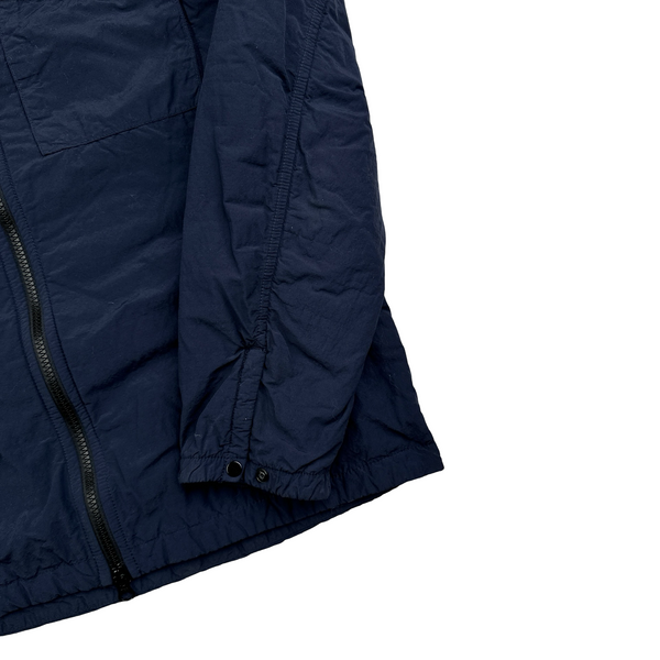 Stone Island 2020 Naslan Navy Double Chest Pocket Overshirt - Medium