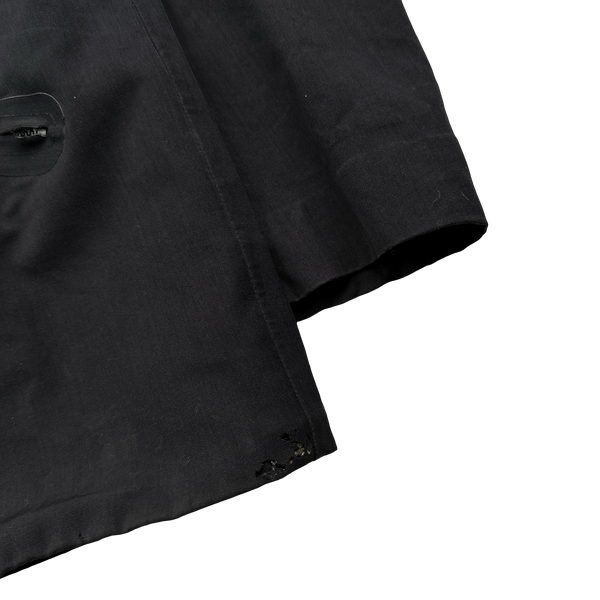Stone Island 2016 Black Ghost Piece Water Repellent Wool Jacket - XL