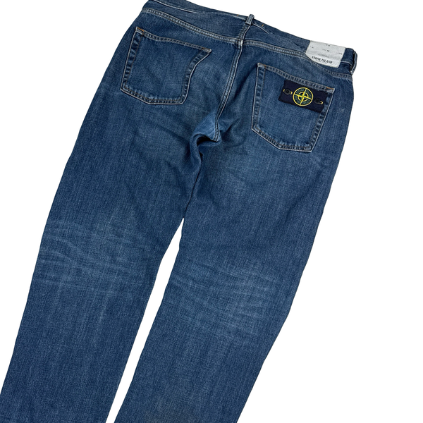 Stone Island 2013 Mid Blue Denim Type Re Fit Jeans - 36”