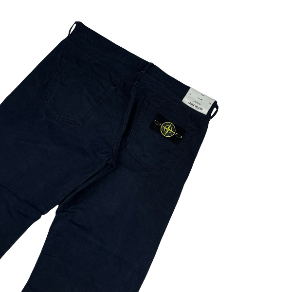 Stone Island 2012 Navy Denim RE Trousers - 34"