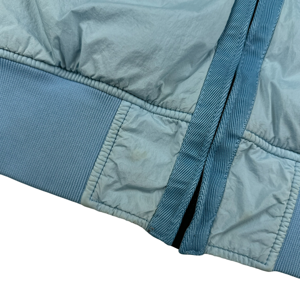 Stone Island 2017 Blue Garment Dyed Crinkle Reps Jacket - Medium