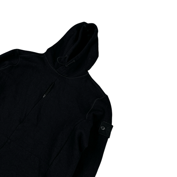 Stone Island 2018 Black Ghost Wool Pullover Jumper - Small