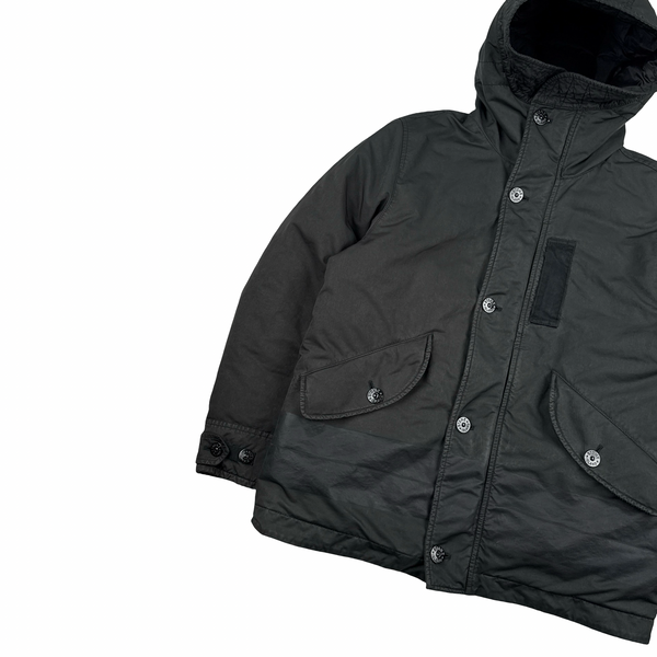 Stone Island 2022 Charcoal David TC Down Puffer Jacket - Medium