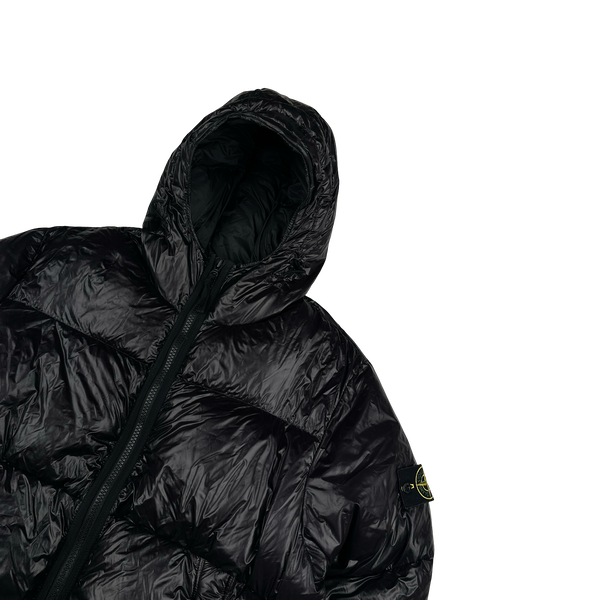 Stone Island 2017 Black Pertex Quantum Y Down Puffer Jacket - XXL